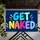 Get Naked Colorful Bathroom Lettering for Playful Home Decor and Guest Laughs Doormat - 5