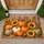 Rustic Autumn Pumpkin and Sunflower Harvest Scene for Cozy Seasonal Home Decorating Doormat - 1