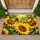 Sunflowers and Butterflies for a Cheerful Nature-Inspired Home and Garden Welcome Doormat - 1