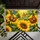 Sunflowers and Butterflies for a Cheerful Nature-Inspired Home and Garden Welcome Doormat - 5