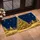 Golden Christmas Tree Beneath Starry Night Sky for Festive Holiday Entryway Styling Doormat - 2