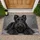 Scottish Terrier Portrait for Dog Lovers and Cozy Pet-Friendly Homes Doormat - 1