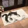Black And White Cat With Toilet Paper For Playful Cat Lover Homes Doormat - 2