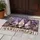 Purple Pickup Truck And Lavender Gnomes For Farmhouse Entryway And Cottage Living Doormat - 4