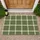 Olive Green Plaid Checks for a Cozy Farmhouse Home and Relaxed Country Living Doormat - 1