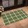 Olive Green Plaid Checks for a Cozy Farmhouse Home and Relaxed Country Living Doormat - 2