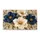Navy Ivory Gold Floral Bouquet for Elegant Home Entryway Style Doormat - 6