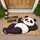 Relaxed Panda With Welcome Home Message For A Warm, Playful Family Homecoming Gift Doormat - 1
