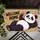 Relaxed Panda With Welcome Home Message For A Warm, Playful Family Homecoming Gift Doormat - 5