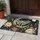 Moonlit Moth And Crescent Flowers For Enchanted Nighttime Garden Lovers Doormat - 4