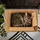 Curled Tabby Cat Asleep in Cardboard Box for Cozy Cat Lover Home Decor Gift Idea Doormat - 5