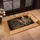 Curled Tabby Cat Asleep in Cardboard Box for Cozy Cat Lover Home Decor Gift Idea Doormat - 2