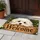 Maltese Puppy Welcome With Rustic Wood and Greenery for Dog Lovers Doormat - 4
