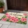 Pink Geranium Welcome Florals for a Cheerful Entryway and Warm Everyday Homecoming Doormat - 4