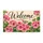 Pink Geranium Welcome Florals for a Cheerful Entryway and Warm Everyday Homecoming Doormat - 6