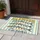Vintage Sardines and Blue Cream Stripes for Coastal Homes and Seafood Lovers Doormat - 4