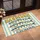 Vintage Sardines and Blue Cream Stripes for Coastal Homes and Seafood Lovers Doormat - 2