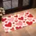 Red And Blush Heart Motif For Romantic Valentine's Day Entryway And Cozy Home Decor Doormat - 2