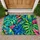 Colorful Tropical Jungle Leaves for Lively Entryways and Nature-Loving Homes Doormat - 1