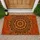 Golden Brown Mandala Boho Entryway Accent For Warm, Welcoming Everyday Home Style Doormat - 1