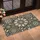 Charcoal Mandala Leaf Motifs for Calm Botanical Entryway Style in Welcoming Homes Doormat - 2