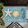 Coastal Seahorse, Starfish and Seashell Welcome for Relaxed Beachside Living Homes Doormat - 5