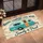 Vintage Campervan Scene for Happy Camping Couples and Cozy Road Trip Enthusiasts Doormat - 2