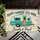 Vintage Campervan Scene for Happy Camping Couples and Cozy Road Trip Enthusiasts Doormat - 5