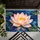 Pink Lotus on Midnight Water for Serene Spa-Inspired Homes and Meditation Spaces Doormat - 5