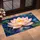 Pink Lotus on Midnight Water for Serene Spa-Inspired Homes and Meditation Spaces Doormat - 2
