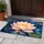 Pink Lotus on Midnight Water for Serene Spa-Inspired Homes and Meditation Spaces Doormat - 4