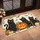 Three Black Cats And Jack-O'-Lanterns For A Spooky Halloween Entryway Gathering Doormat - 2