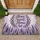 Lavender Home Sweet Home Welcome Scene for Cozy Cottage Entryway and Garden Lovers Doormat - 1