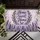 Lavender Home Sweet Home Welcome Scene for Cozy Cottage Entryway and Garden Lovers Doormat - 5