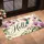 Watercolor Hummingbird and Orchid Hello Greeting for a Nature-Inspired Entryway Doormat - 2