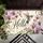 Watercolor Hummingbird and Orchid Hello Greeting for a Nature-Inspired Entryway Doormat - 5