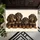 Four Dachshund Puppies on Ivory Ground for Cozy Pet-Loving Homes and Dog Lovers Doormat - 5