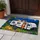 Night Camping Couple With RV And Heart Balloon For Cozy Outdoor Adventure Lovers Doormat - 4