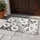 Black And White Daisies And Butterflies For A Calm Nature-Inspired Home Entryway Doormat - 4