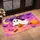 Cute Ghost Witch Riding A Broom With Pumpkin Pail For Whimsical Halloween Entryways Doormat - 2