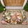 Garden Gnome Home Sweet Home Floral Entryway Charm For Cottage Garden Lovers Doormat - 1
