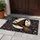 Moon Witch Hat And Broom With Floral Celestial Motifs For Halloween Seasonal Home Decor Doormat - 4