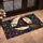 Moon Witch Hat And Broom With Floral Celestial Motifs For Halloween Seasonal Home Decor Doormat - 2
