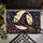 Moon Witch Hat And Broom With Floral Celestial Motifs For Halloween Seasonal Home Decor Doormat - 5