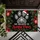 Santa Paws Christmas Paw Prints And Holly For Festive Dog Lover Holiday Decor Doormat - 5