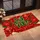 Chinese Fu Character with Peonies and Lanterns for Lunar New Year Home Celebrations Doormat - 2