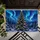 Aurora Christmas Tree Under Northern Lights for Cozy Winter Holiday Home Celebrations Doormat - 5
