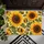 Golden Sunflowers and Olive Leaves for a Warm, Nature-Inspired Seasonal Home Entrance Doormat - 5