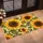 Golden Sunflowers and Olive Leaves for a Warm, Nature-Inspired Seasonal Home Entrance Doormat - 2