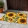 Golden Sunflowers and Olive Leaves for a Warm, Nature-Inspired Seasonal Home Entrance Doormat - 4